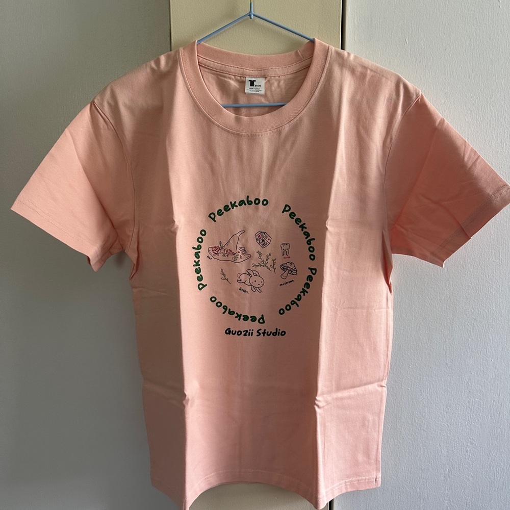 Not Rated Peach Graphic Peekaboo Tee